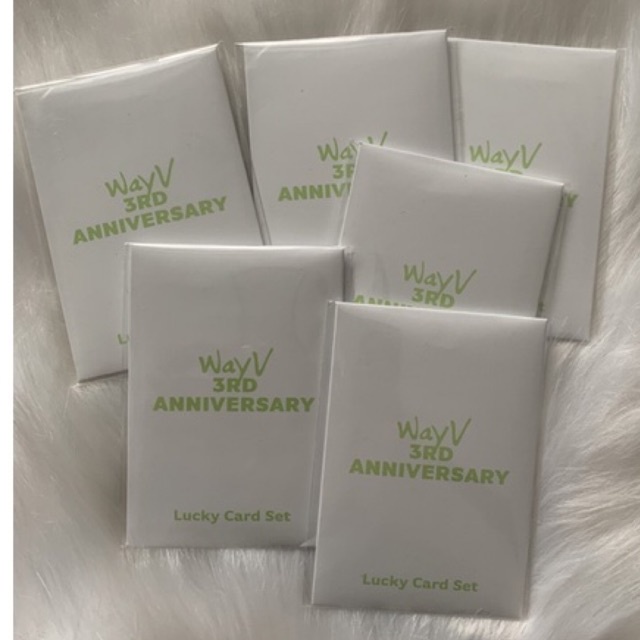 [SẴN] Bộ ảnh Lucky Card - WayV 3rd Anniversary