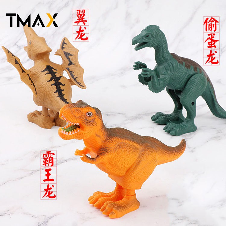 Đồ chơi mô hình khủng long vặn dây cót chạy đà giúp trẻ em phát triển trí tuệ sáng tạo thông minh giảm tress TMAX DC10