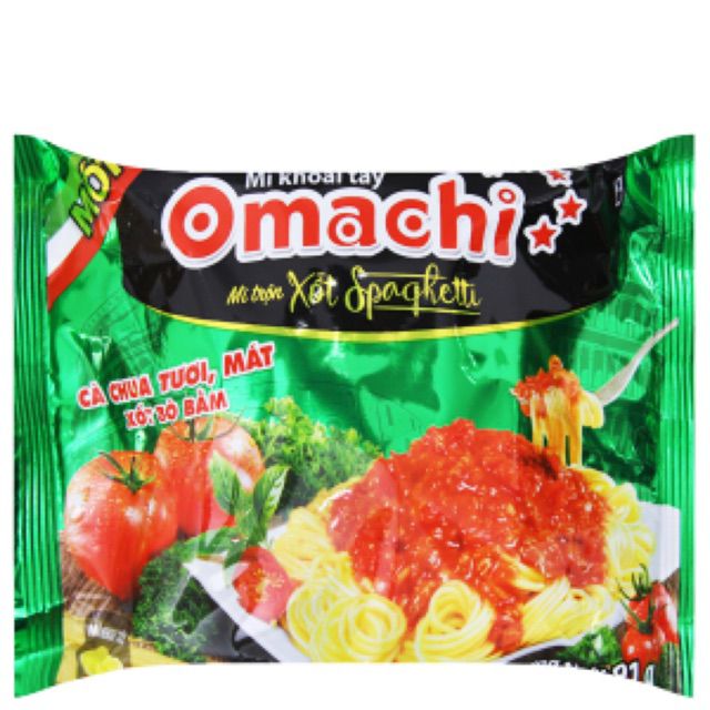 Mì trộn Omachi xốt Spaghetti thùng 30 gói x 91g