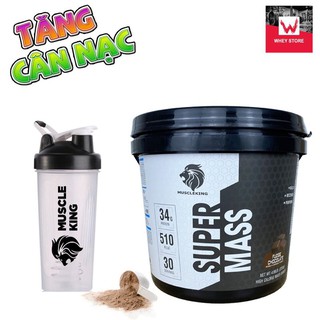 SUPER MASS - Sữa Tăng Cân Hãng Muscle King 2.25 Kg + Tặng bình lắc 700ml