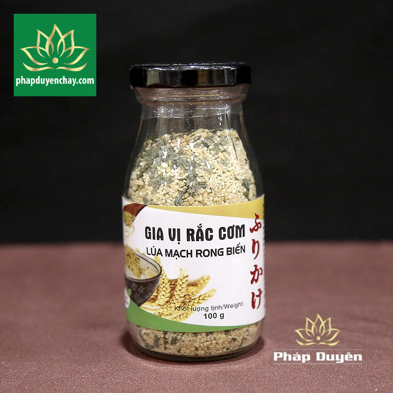 Thực Phẩm Chay - Gia Vị Rắc Cơm Lúa Mạch Rong Biển, Lọ 100g