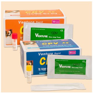 Que test xét nghiệm bệnh care cdv và parvo cpv ở chó - test kit careside của hàn