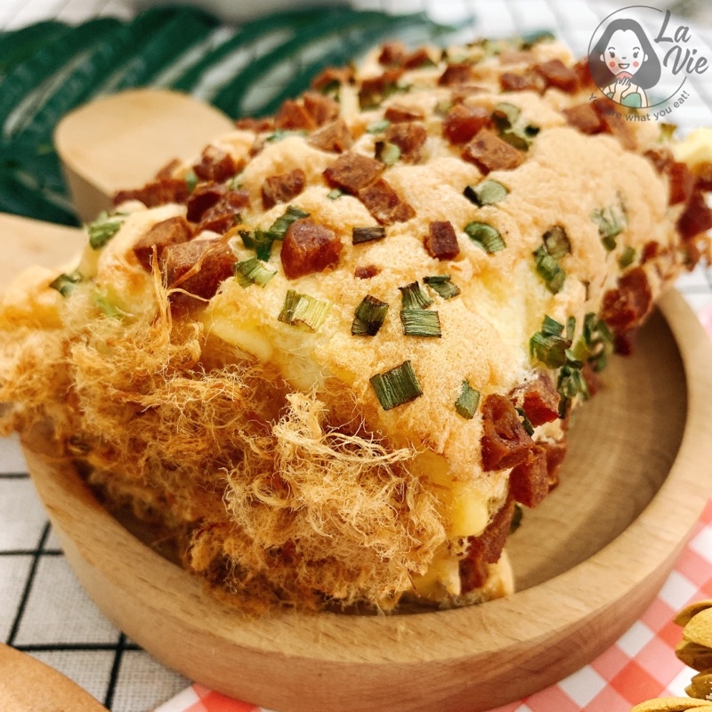 Bánh Bông Lan Mặn Lạp Xưởng Bánh Ăn Kiêng Không Bột [Das/ Keto/ Lowcarb/ Eat clean]