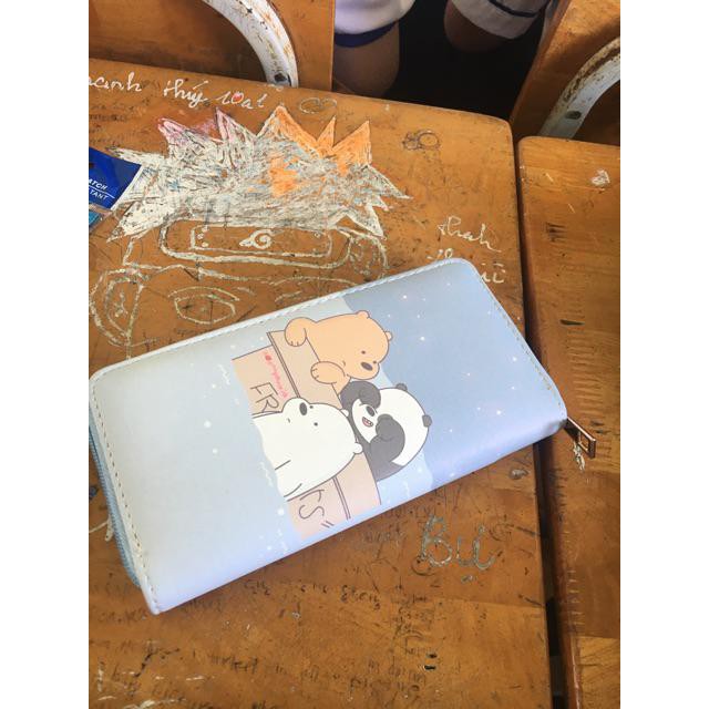 Bóp Ví Dài Cầm Tay Nữ Hoạt Tiết Hoạt Hình Kì Lân Và Gấu Dễ Thương ! Link 16 | BigBuy360 - bigbuy360.vn