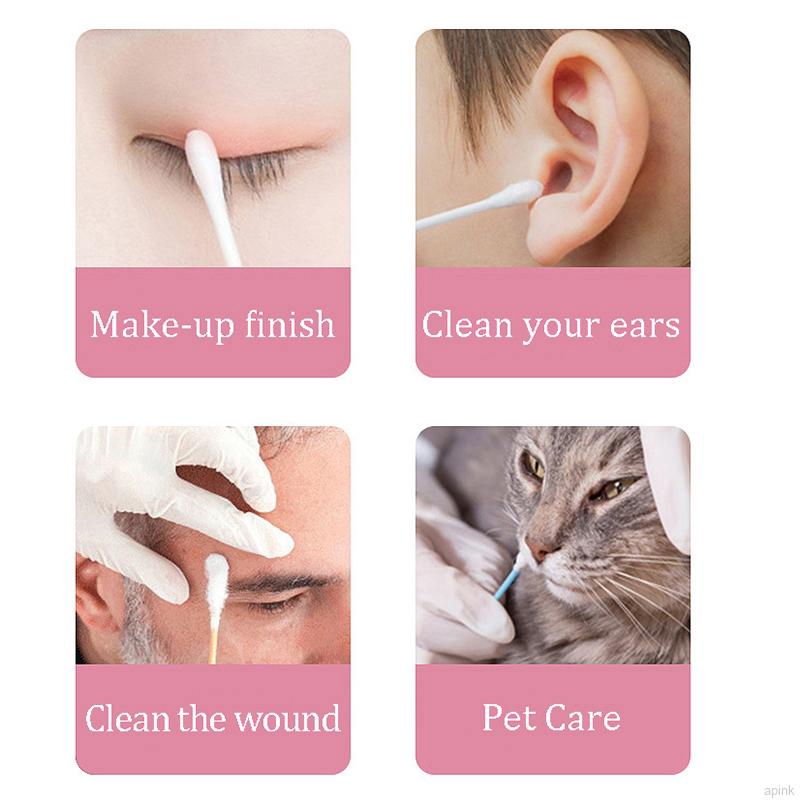 300 tăm bông hai đầu thân tre sử dụng một lần chất lượng cao