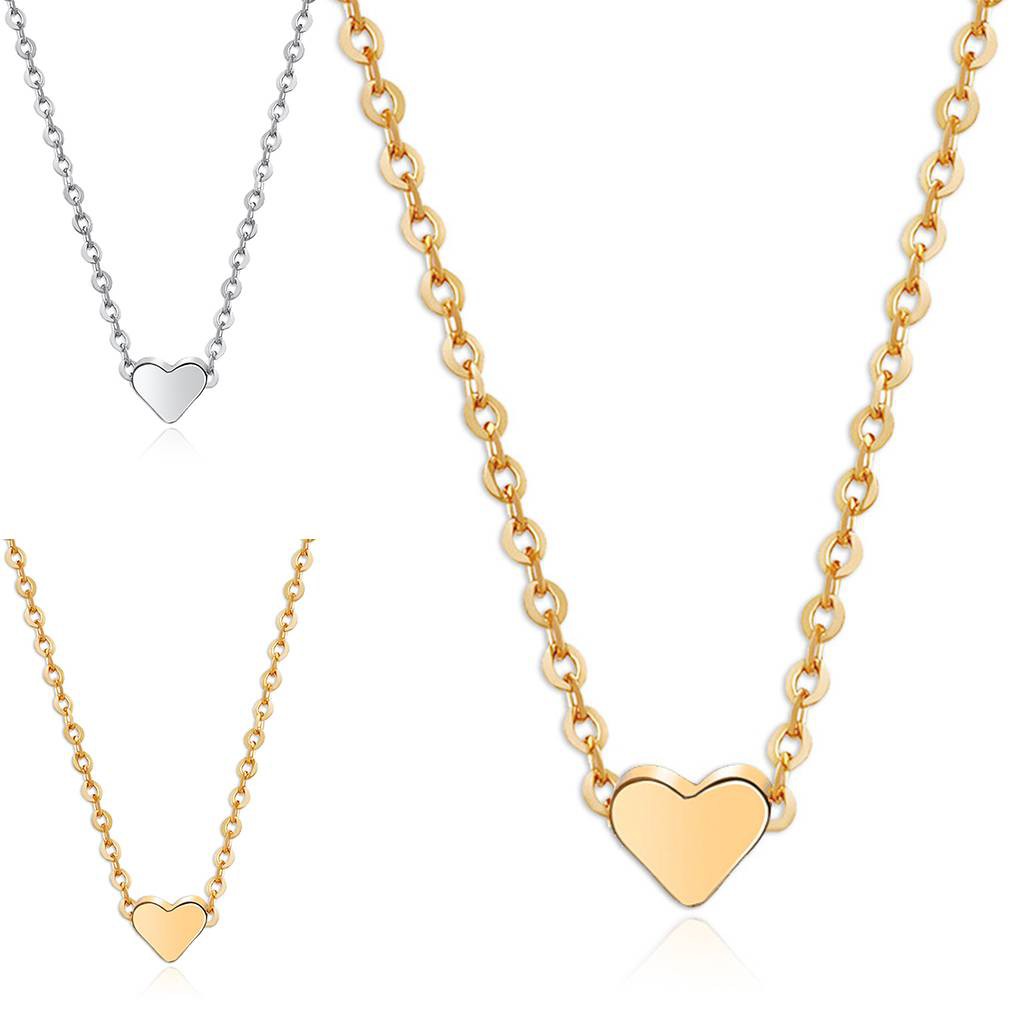 Dây chuyền hợp kim hình trái tim thiết kế thời trang cho nữ