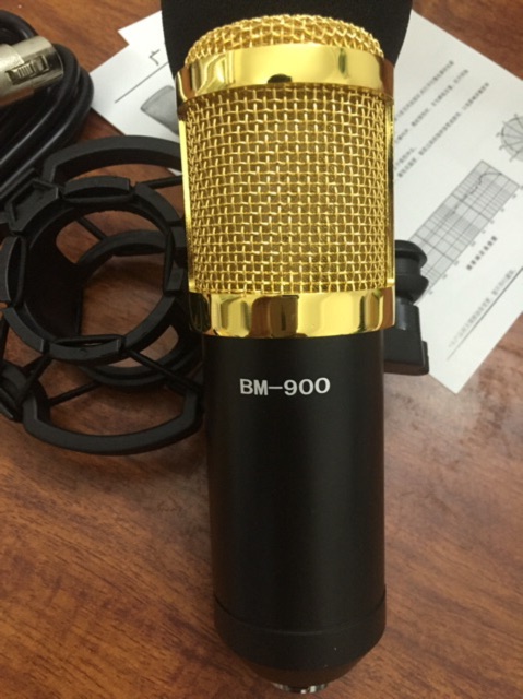 [Mã ELHACE giảm 4% đơn 300K] Micro thu âm bm900 MIC LIVE STREAM cho các sound card