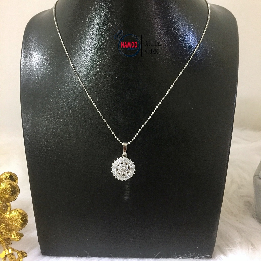 Dây Chuyền Bạc V812 Daisy Flower Nữ Namoo Jewelry