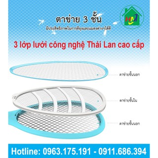 Vợt muỗi cao cấp Yage YG-D003