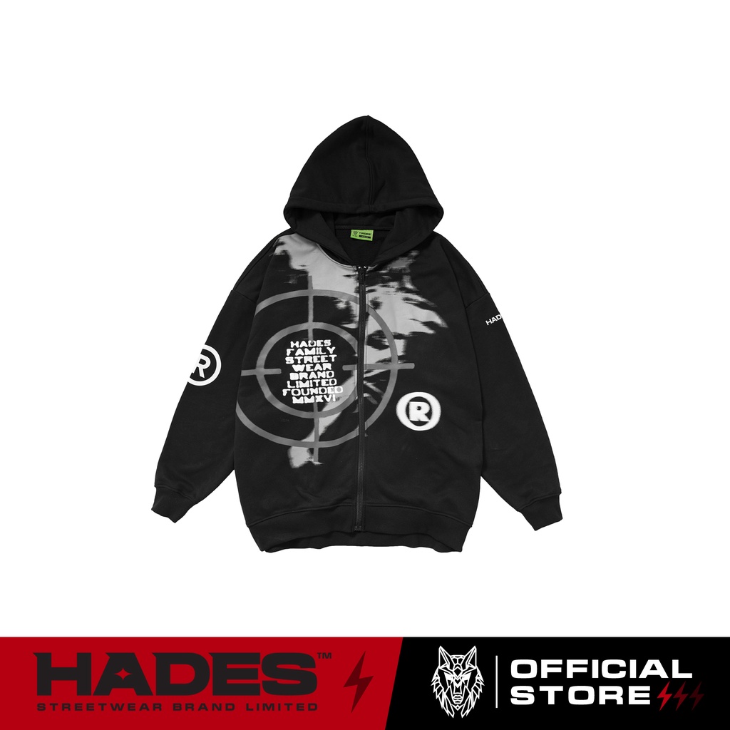 Áo Hoodie Vải Nỉ Bông Tay Dài Unisex SNIPER SCOPE - HADES Brand Chính Hãng