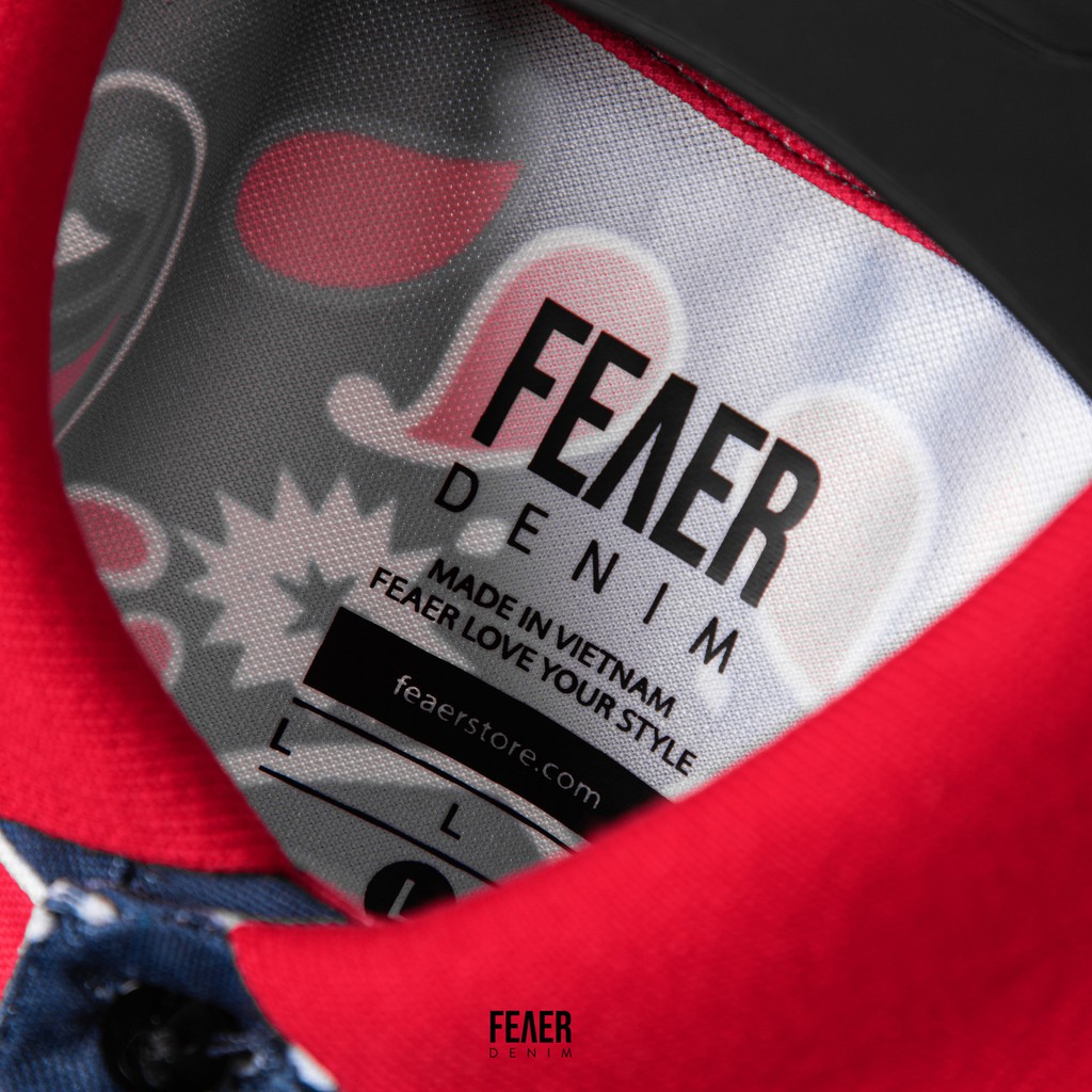 Áo polo nam FEAER DENIM chất thấm hút thoáng khi vải polyeste IMPRIME | BigBuy360 - bigbuy360.vn