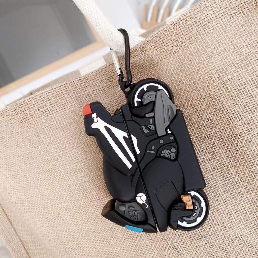 Vỏ case airpod moto 3 2 pro chất ốp dày dặn, chống bám bụi