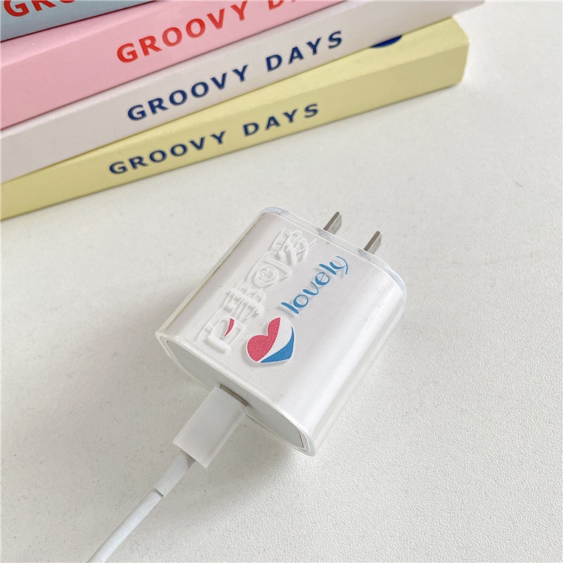 Vỏ trong suốt bảo vệ đầu sạc nhanh 18w / 20w cho Iphone 11Pro 12