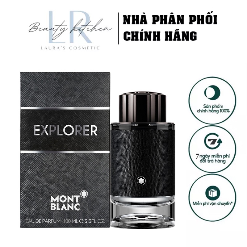 Nước Hoa Nam Montblanc Explorer EDP 100ml, Lịch Lãm, Sang Trọng Không Thể Thiếu Cho Mọi Chàng Trai