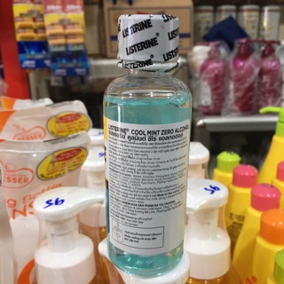 Nước súc miệng Listerine Cool Mint Zero Alcohol 100ml