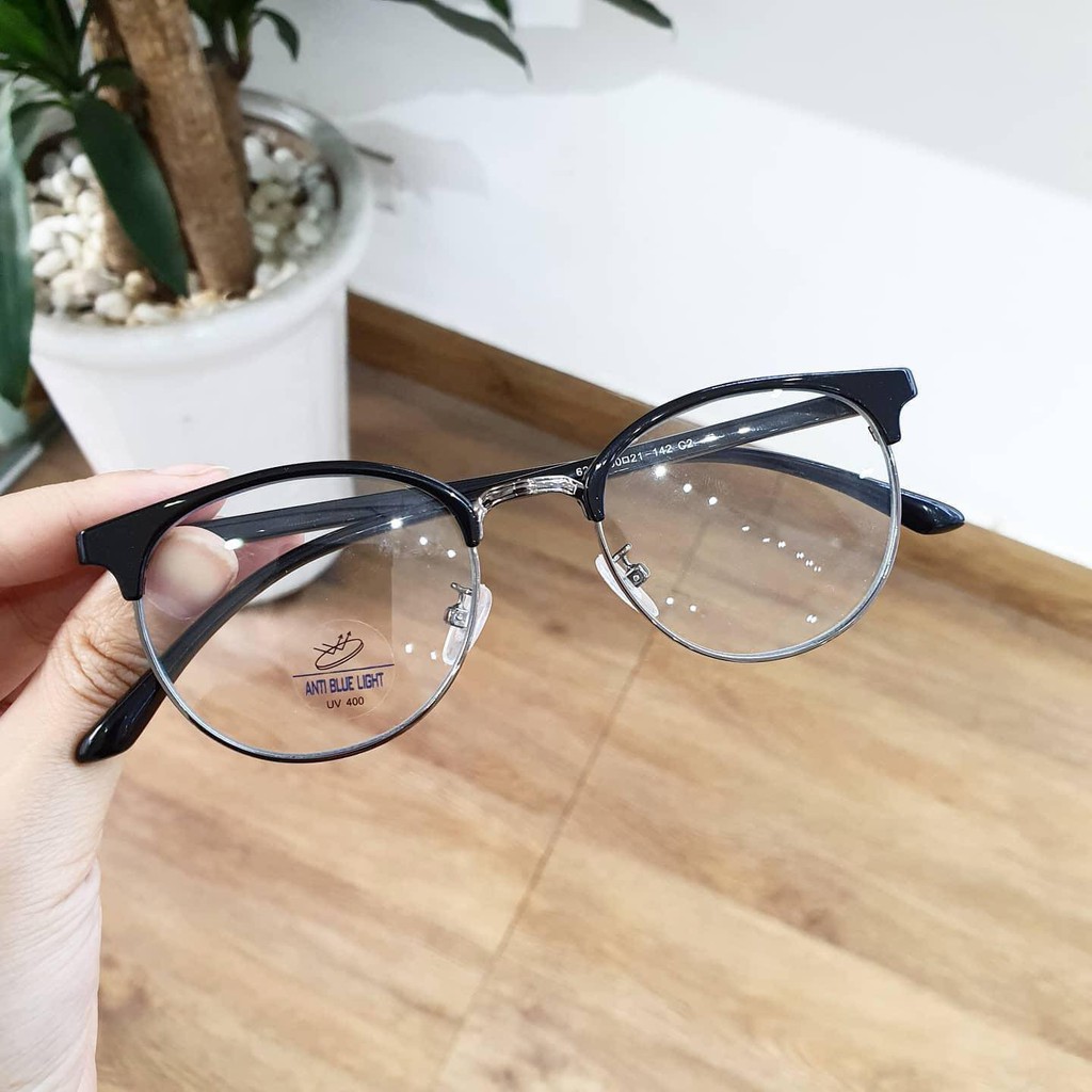 Gọng kính cận nam nữ bán viền càng nhựa dẻo siêu bền dễ đeo Lani 6214- Lắp Mắt Cận Theo Yêu Cầu | BigBuy360 - bigbuy360.vn