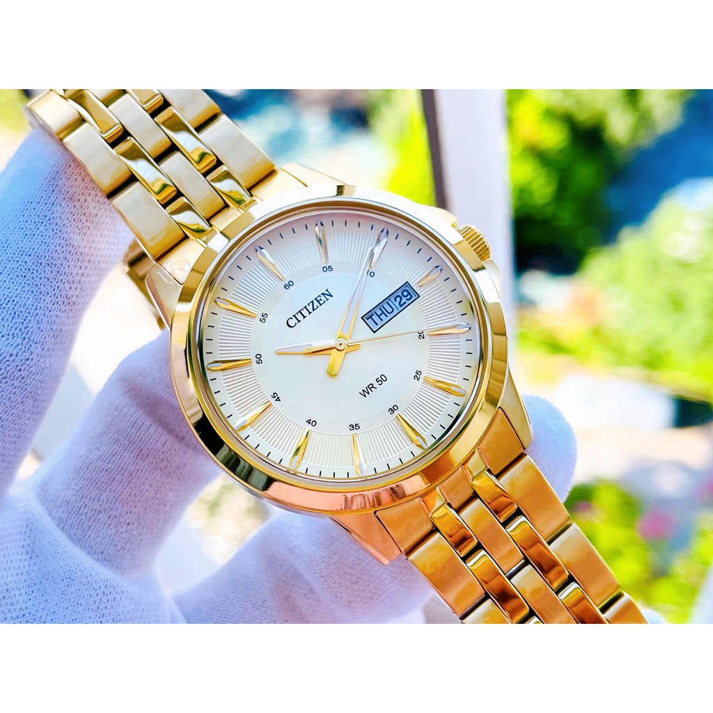 Đồng Hồ CITIZEN BF2013-56P Quartz Chính Hãng Tặng Dây Da Cao Cấp