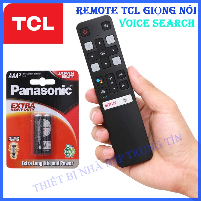 [REMOTE] ĐIỀU KHIỂN TIVI TCL Android 4K 55 inch L55P8/L65P8 LED LCD SM