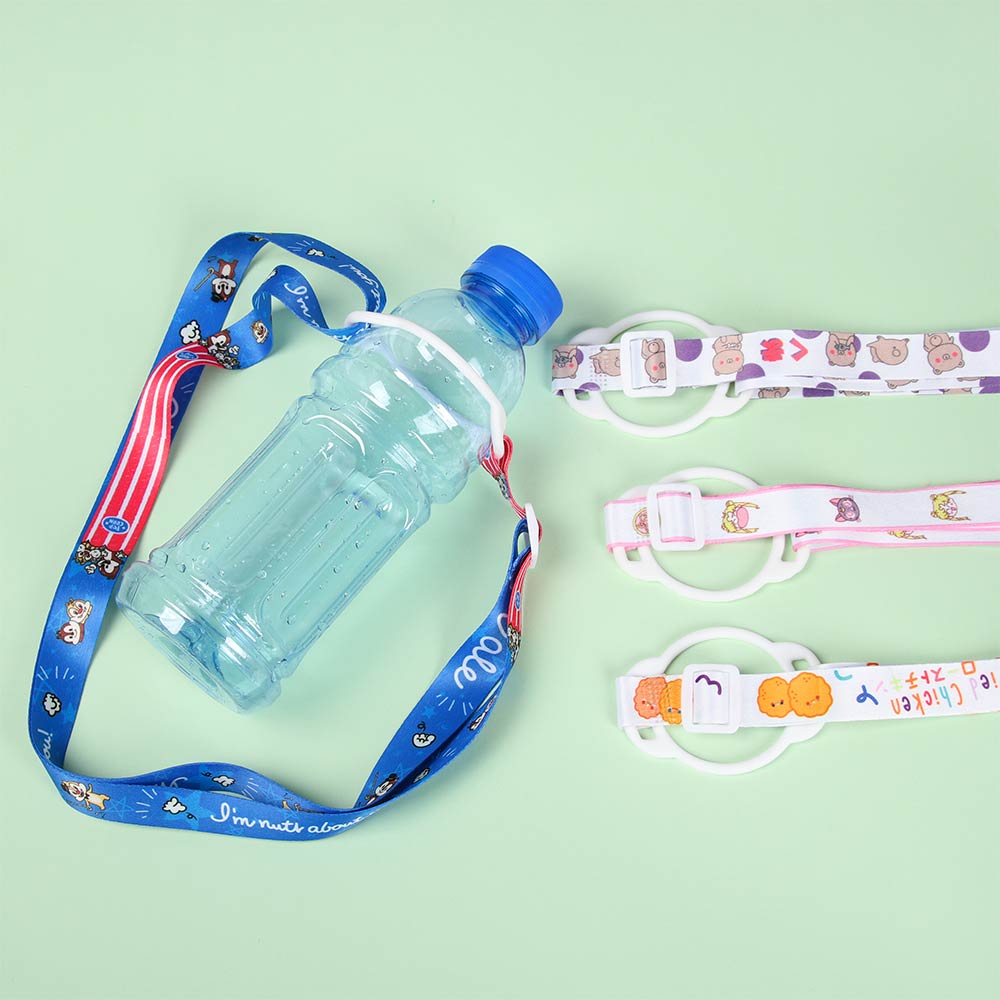 DAPHNE 1 Dây Đeo Bình Nước In Hình Hoạt Hình Dễ Thương