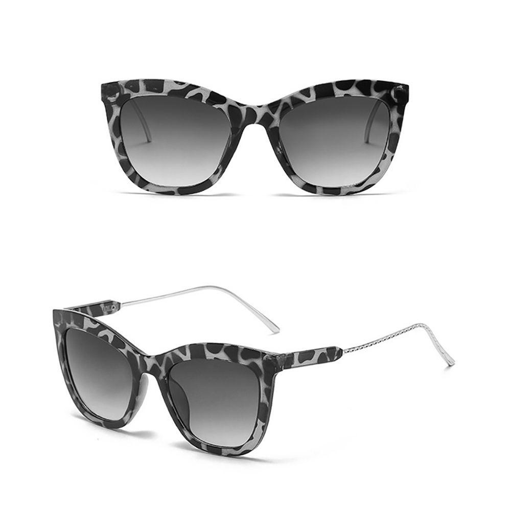 IVORY Kính Mát Hình Mắt Mèo Gọng Kim Loại Chống Bức Xạ Thời Trang Cho Nam Và Nữ