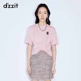 Áo thun xoắn eo Dzzit