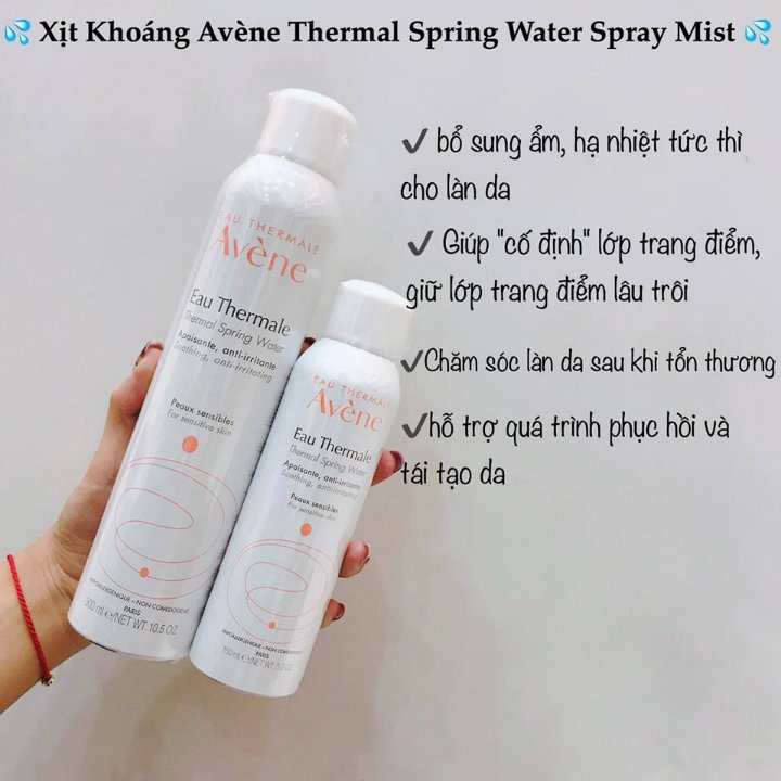 Xịt Khoáng AVENE - THERMAL SPRING WATER (300 ml, 150 ml, 50 ml)