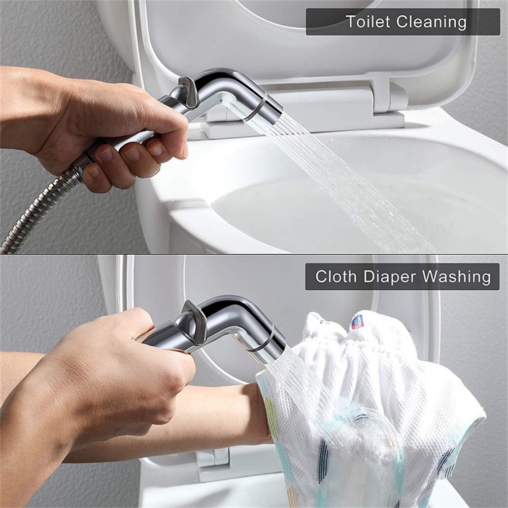 1 Vòi Xịt Nước Vệ Sinh Cầm Tay Có Thể Điều Chỉnh Cho Người Già