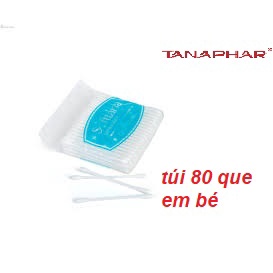 Bông vệ sinh tai mũi trẻ em Softtana - Bông ngoáy tai - Lọ 120 que