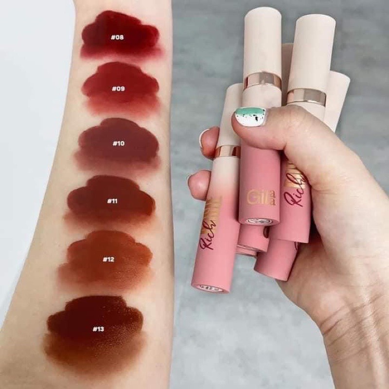 (Hàng có sẵn fullsize) Son kem lì Gilaa Long Wear Lip Cream