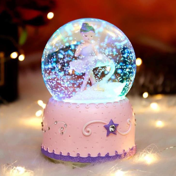 Quả Cầu Tuyết Nhạc Chạy Dây Cót Múa Ba Lê hàng đẹp