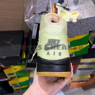Giày Air Jordan 5 x Off-White " Sail" (Best Quality)