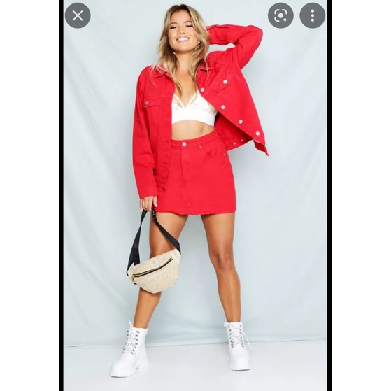 Chân váy jean Express siêu ngắn VNXK cv bò denim mini short skirt xuất khẩu dư xịn