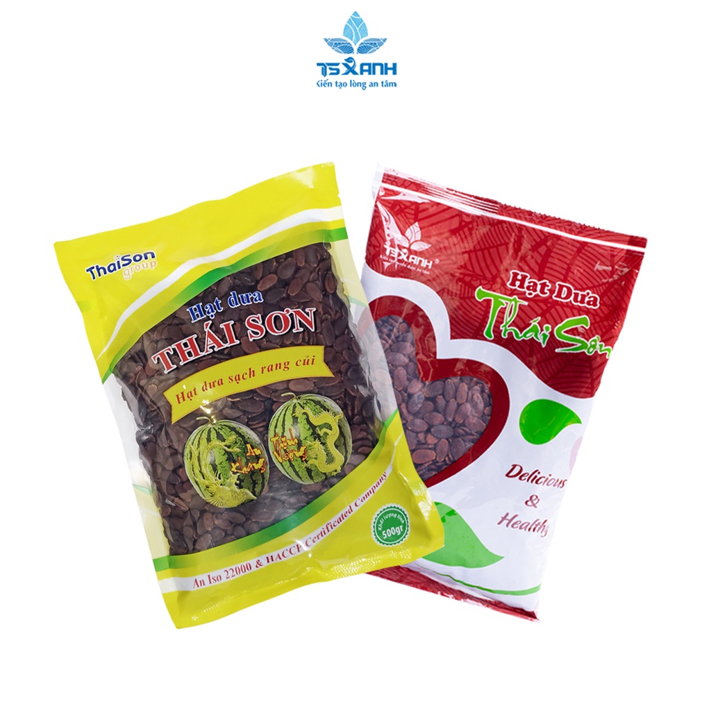 Hạt Dưa Sạch Thái Sơn Rang Củi Vị Muối, Bơ, Dừa Bì 500g