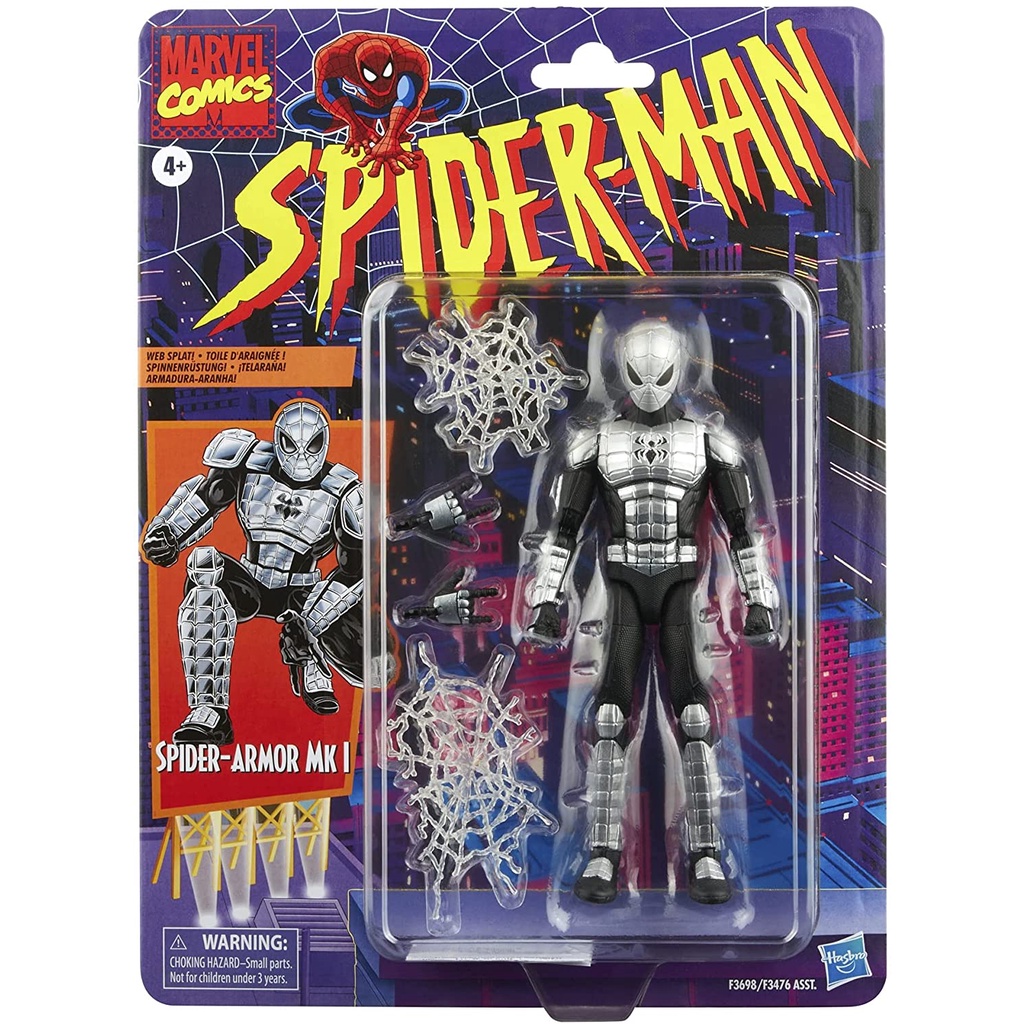 🌟Spider Armor Mk-I🌟Mô hình HasbroϟMarvel Legends Series 6-inchϟSpider Man Vintage Collection