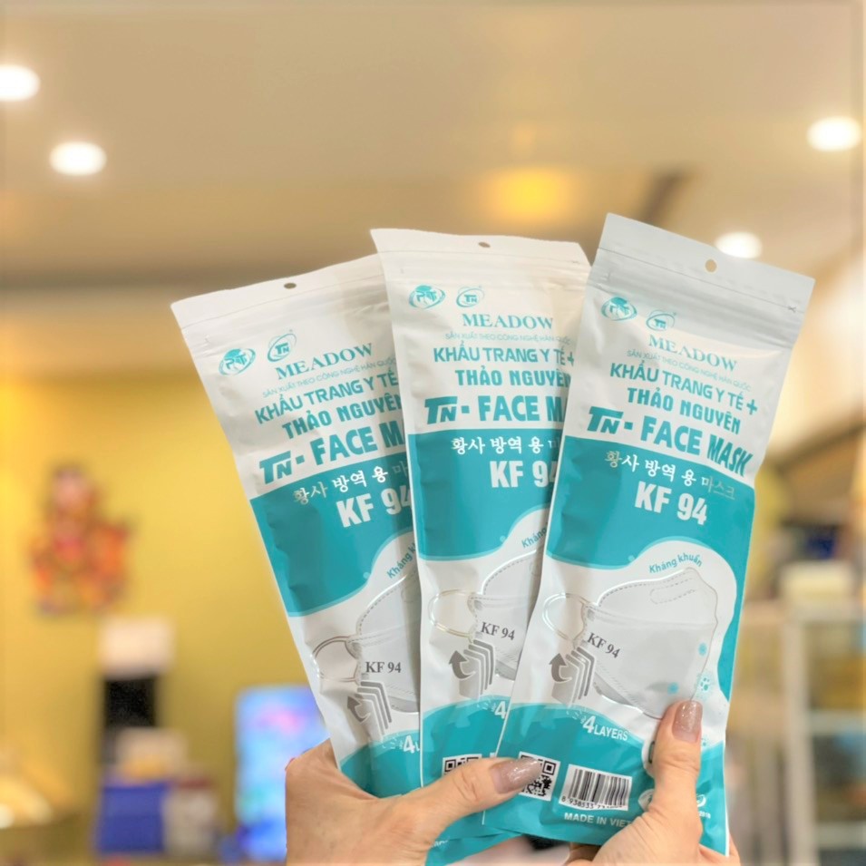 Set 10 Chiếc Khẩu Trang 4 Lớp KF94 KENKO MASK Xuất Hàn Quốc, Chống Bụi Mịn Cao Nhất Và Kháng Khuẩn Hàng Cao Cấp