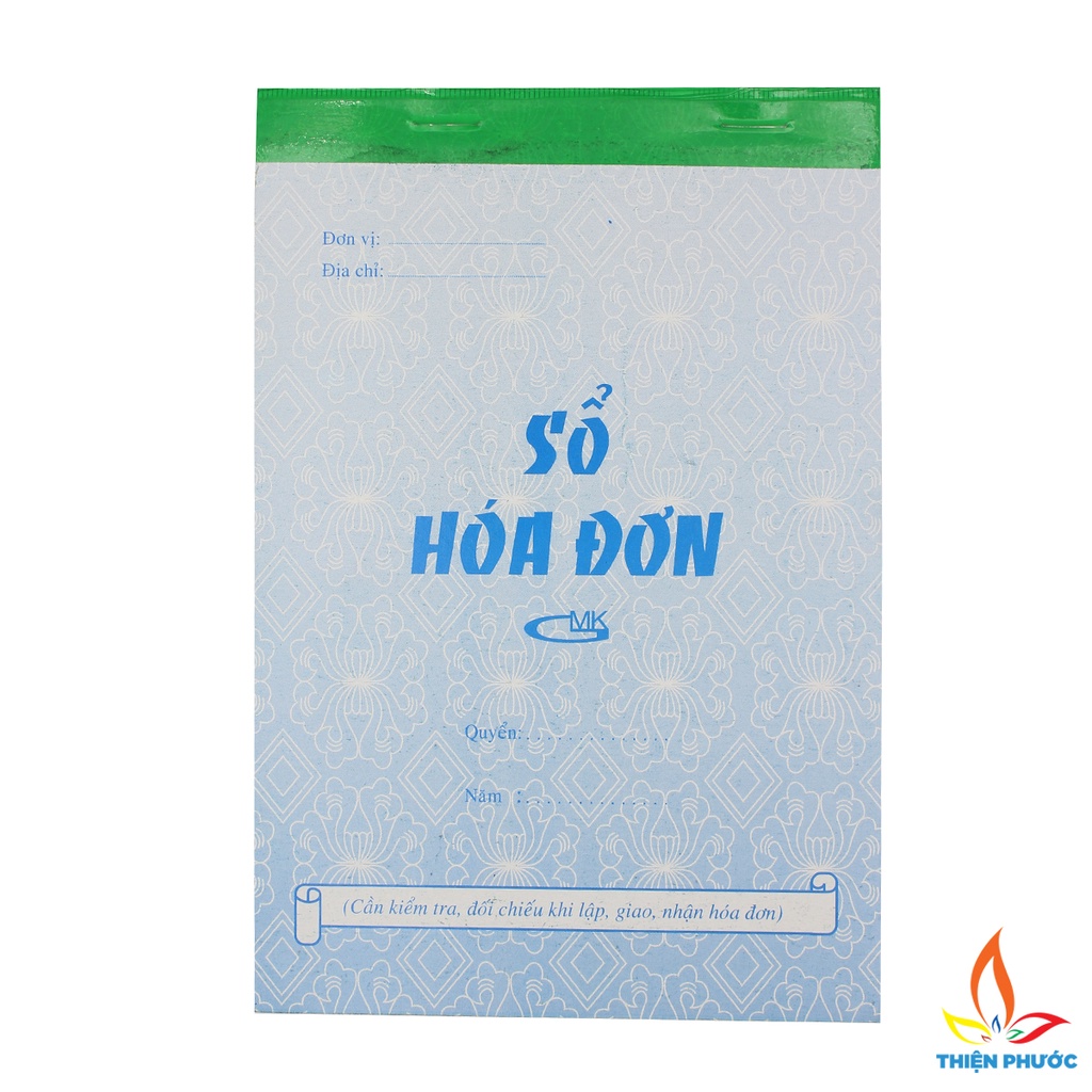 Hóa đơn bán lẻ 1 liên 2 liên 13x19mm xấp 100 tờ SUKADO HDBL01