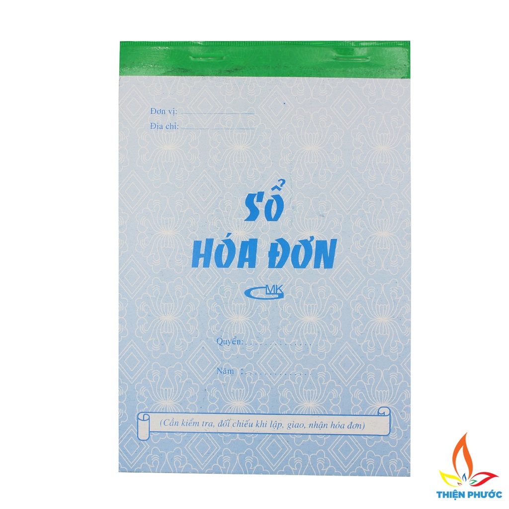 Hóa đơn bán lẻ 1 liên 2 liên 13x19mm xấp 100 tờ SUKADO HDBL01