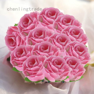 Bông Hoa Giả Bằng Lụa Nhân Tạo 10 Màu