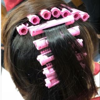 Bộ Trục Nhựa Kẹp Uốn Phồng Chân Tóc 3D