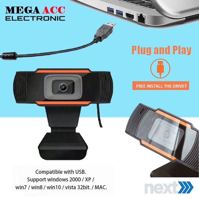Webcam 1080p Hd Usb Tự Động Lấy Nét Với Micro Cho Pc Laptop | BigBuy360 - bigbuy360.vn