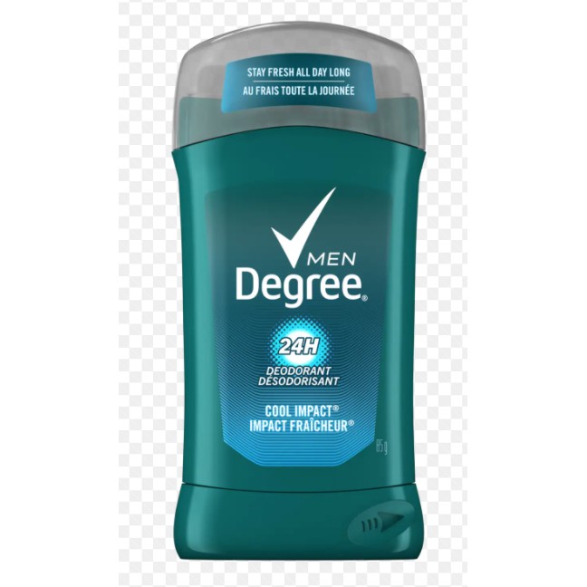 Lăn khừ mùi nam dạng sáp Degree Men Extra Fresh Antiperspirant Deodorant Stick Cool Impact 85g (Mỹ)