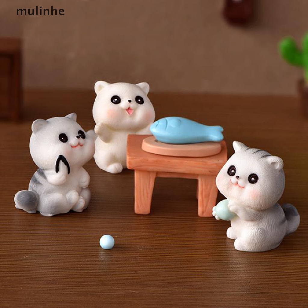 1 Mô Hình Mèo Con Xinh Xắn Dùng Để Trang Trí Nội Thất
