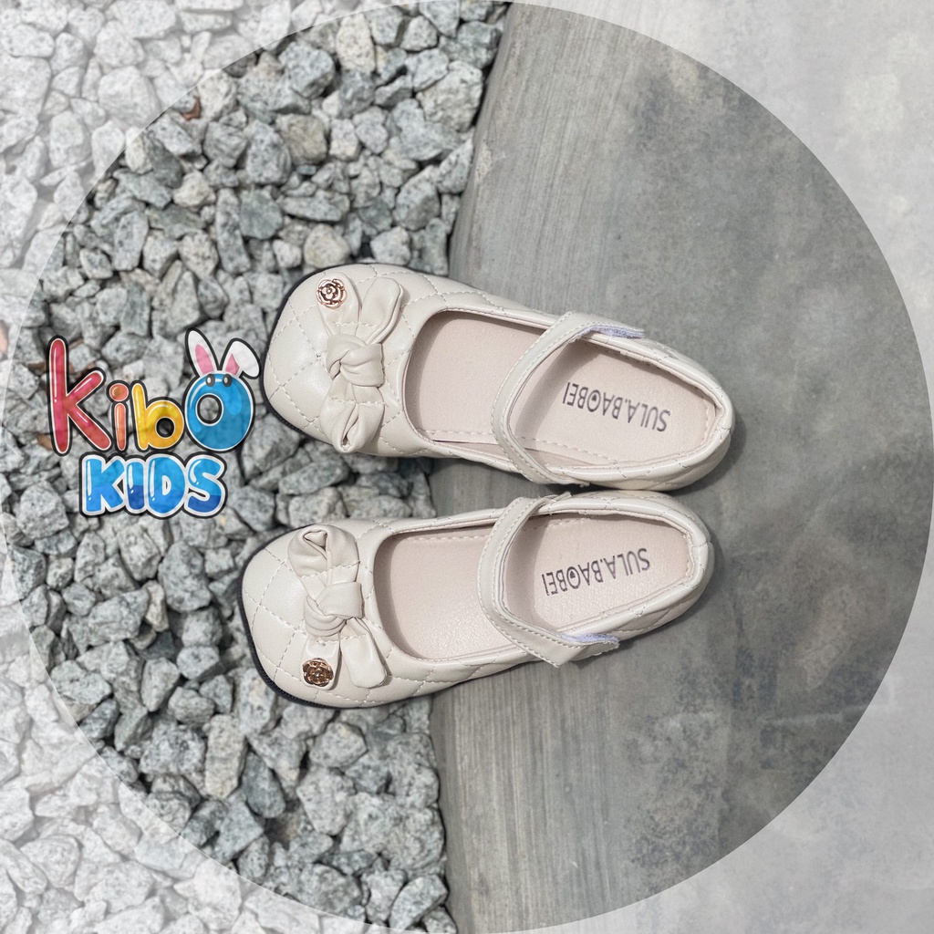 [Mã 252FASHIONSALE giảm 12% đơn 99K] Giày Búp Bê Da Mềm Đính Nơ Kiểu Dáng Đáng Yêu Cho Bé Gái 2-6 Tuổi A277