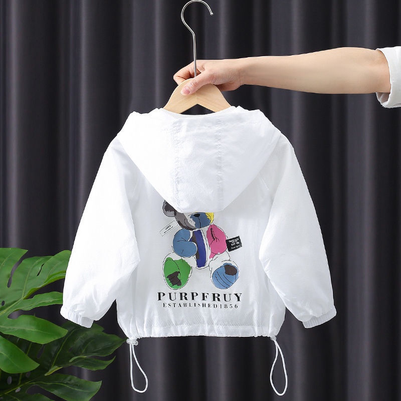 [Babycat] Hàng Có Sẵn Áo Khoác Chống Nắng Chống Tia Cực Tím Thoáng Khí Phong Cách Nhật Hàn Thời Trang Mùa Hè Cho Bé Trai