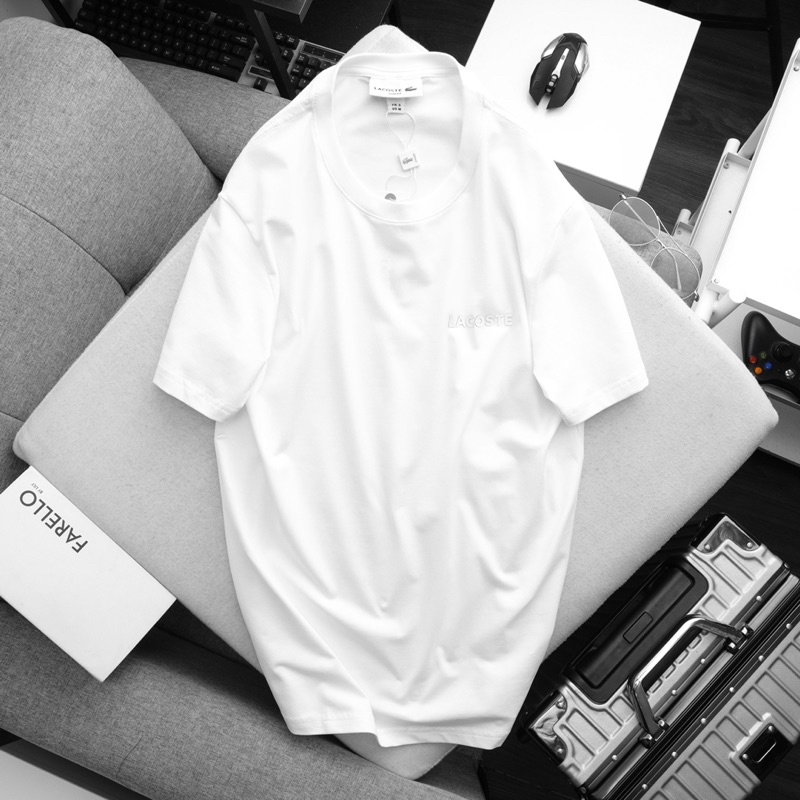 ÁO THUN TRƠN LC LOGO ÉP SILICON