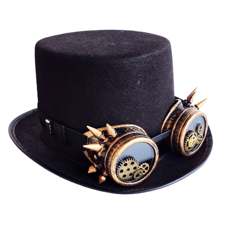 Mũ Đội Hóa Trang Halloween Phong Cách Steampunk 1980s Cho Nữ