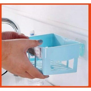 Kệ nhựa treo tường nhà tắm, nhà bếp dán tường chịu lực - Giao màu ngẫu nhiên