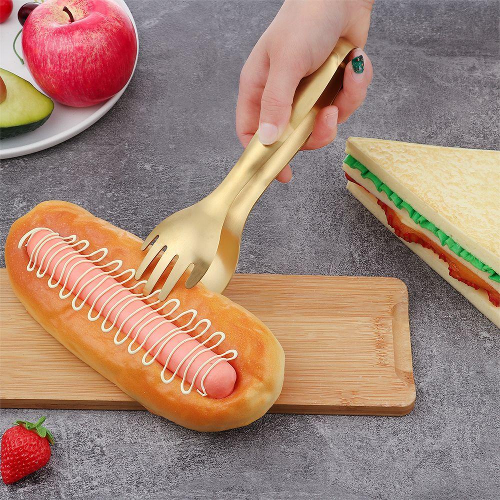 ♕Thú Nhồi Bông♕ Kẹp Gắp Thức Ăn/Salad/Đồ Nướng Bbq Đa Màu Sắc Phong Cách Hiện Đại Cho Nhà Bếp