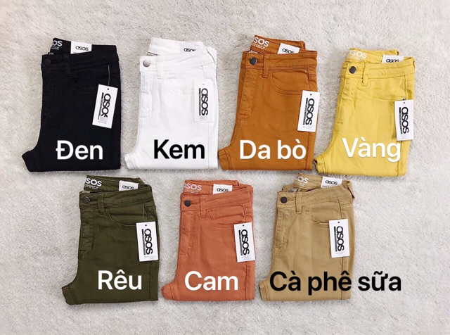 QUẦN JEAN SKINNY 9 TẤC CẠP CAO NHIỀU MÀU | BigBuy360 - bigbuy360.vn