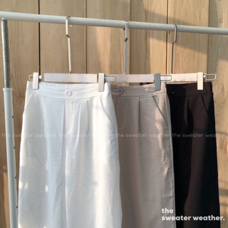 Quần culottes đũi cạp cúc
